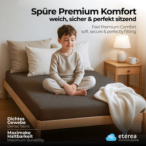 etérea Comfort Jersey Spannbettlaken 80x160 - 80x180 cm