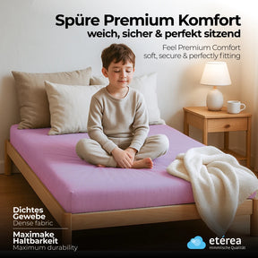 etérea Comfort Jersey Spannbettlaken 80x160 - 80x180 cm