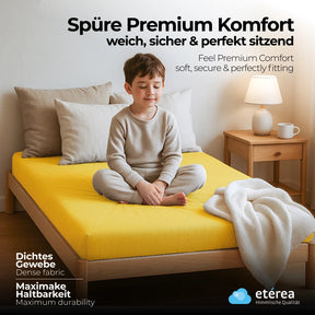 etérea Comfort Jersey Spannbettlaken 80x160 - 80x180 cm