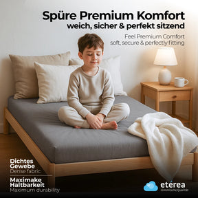 etérea Comfort Jersey Spannbettlaken 80x160 - 80x180 cm