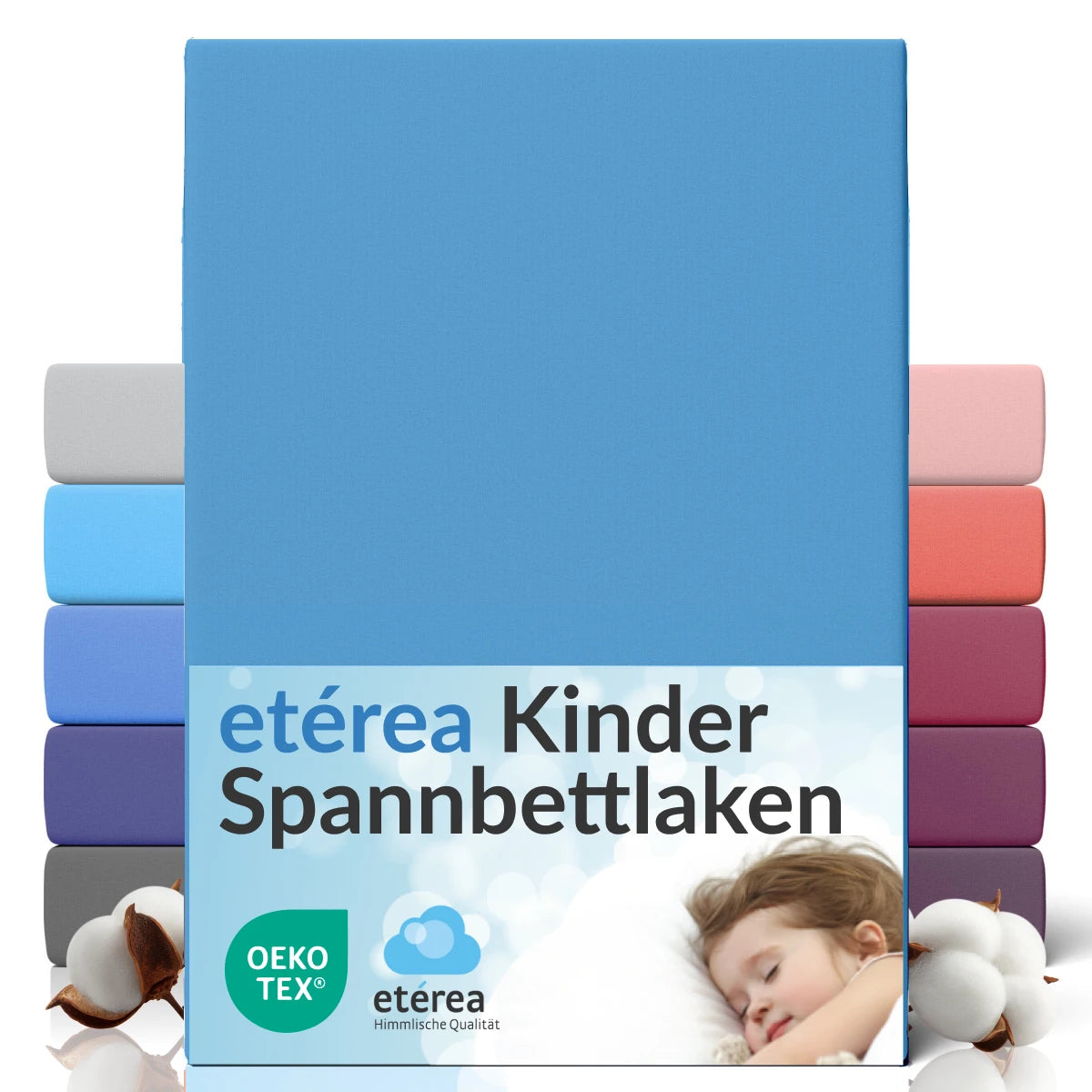 etérea Comfort Jersey Spannbettlaken 80x160 - 80x180 cm