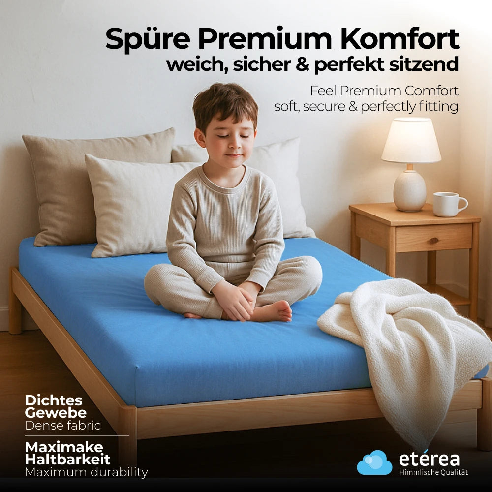 etérea Comfort Jersey Spannbettlaken 80x160 - 80x180 cm