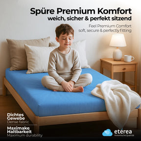 etérea Comfort Jersey Spannbettlaken 80x160 - 80x180 cm