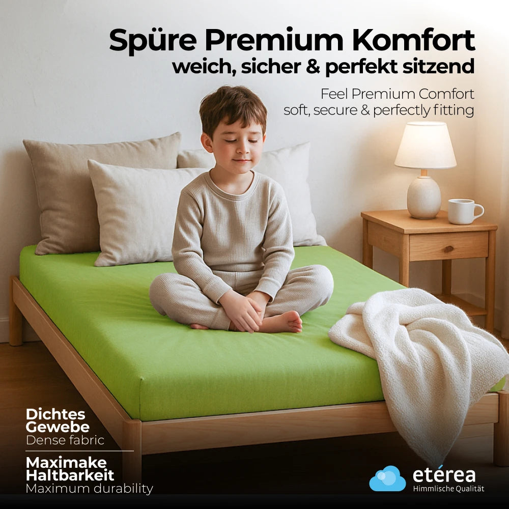 etérea Comfort Jersey Spannbettlaken 80x160 - 80x180 cm