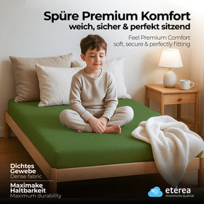 etérea Comfort Jersey Spannbettlaken 80x160 - 80x180 cm