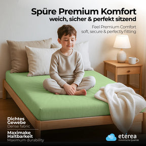 etérea Comfort Jersey Spannbettlaken 80x160 - 80x180 cm