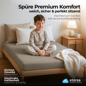 etérea Comfort Jersey Spannbettlaken 80x160 - 80x180 cm