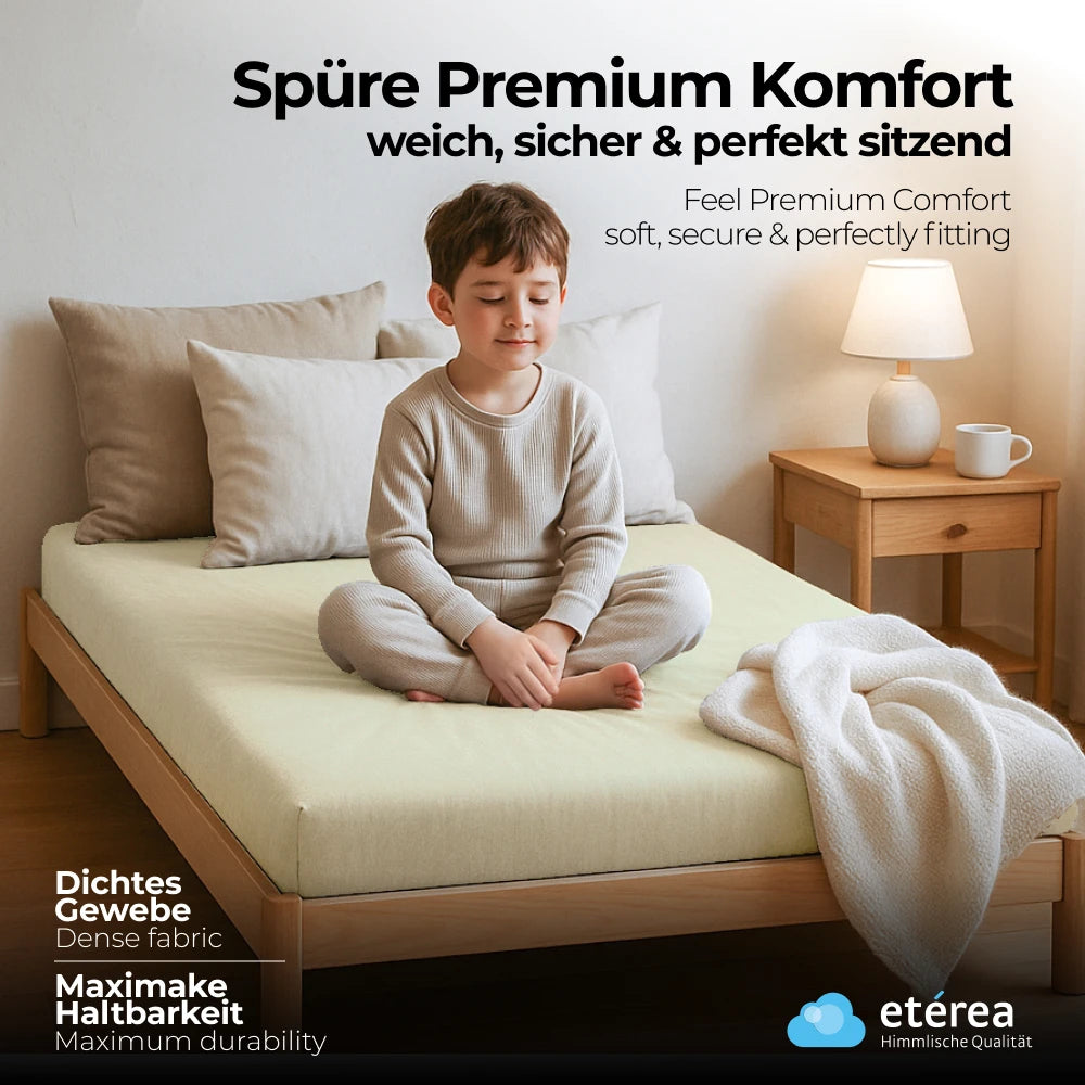 etérea Comfort Jersey Spannbettlaken 80x160 - 80x180 cm