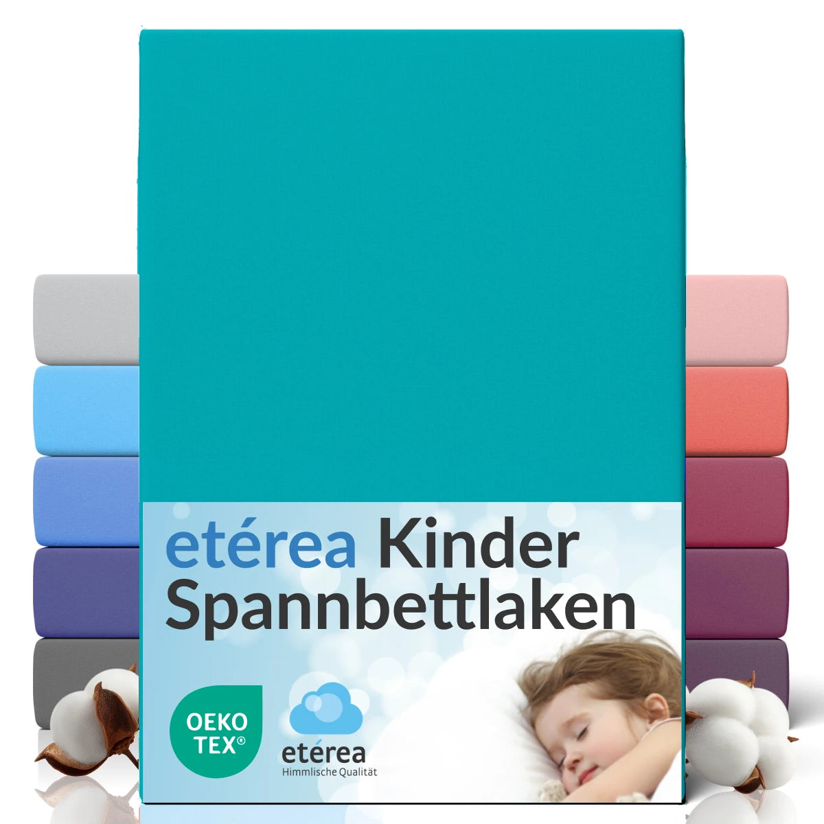 etérea Comfort Jersey Spannbettlaken 80x160 - 80x180 cm
