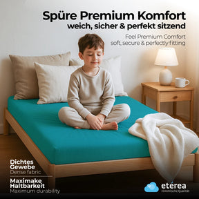 etérea Comfort Jersey Spannbettlaken 80x160 - 80x180 cm