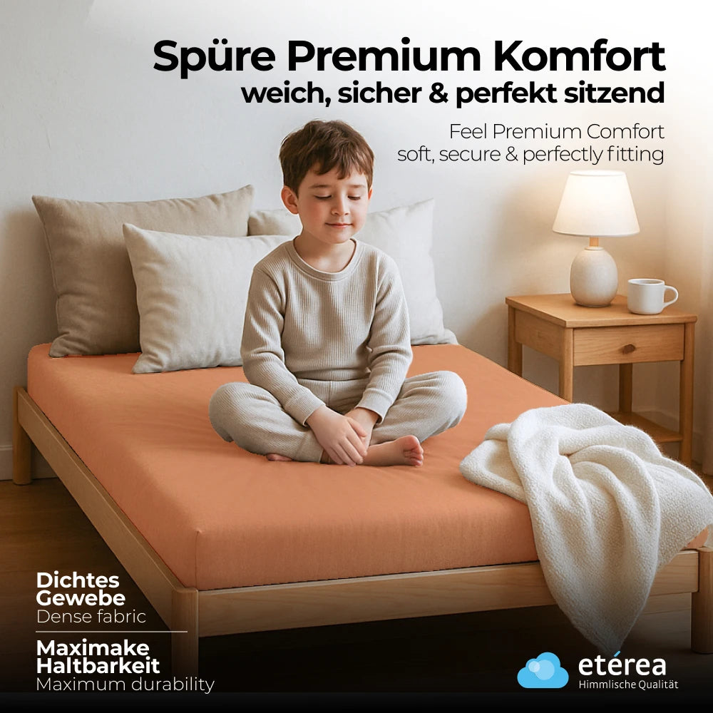 etérea Comfort Jersey Spannbettlaken 80x160 - 80x180 cm