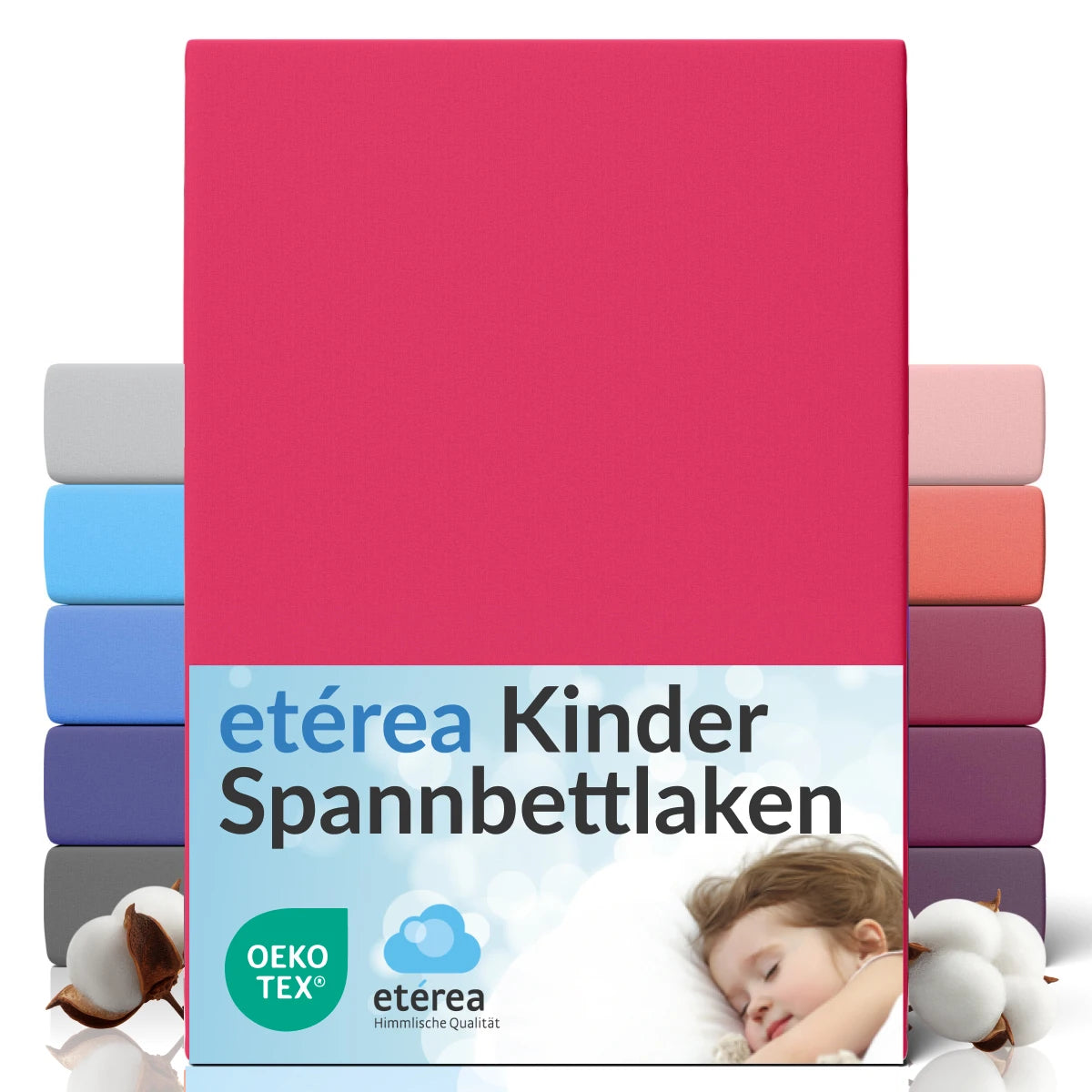 etérea Comfort Jersey Spannbettlaken 80x160 - 80x180 cm