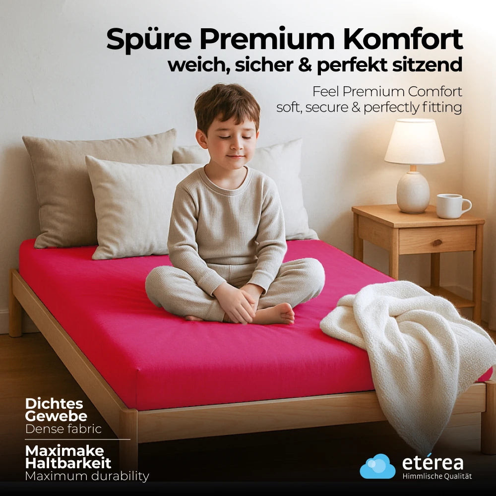 etérea Comfort Jersey Spannbettlaken 80x160 - 80x180 cm