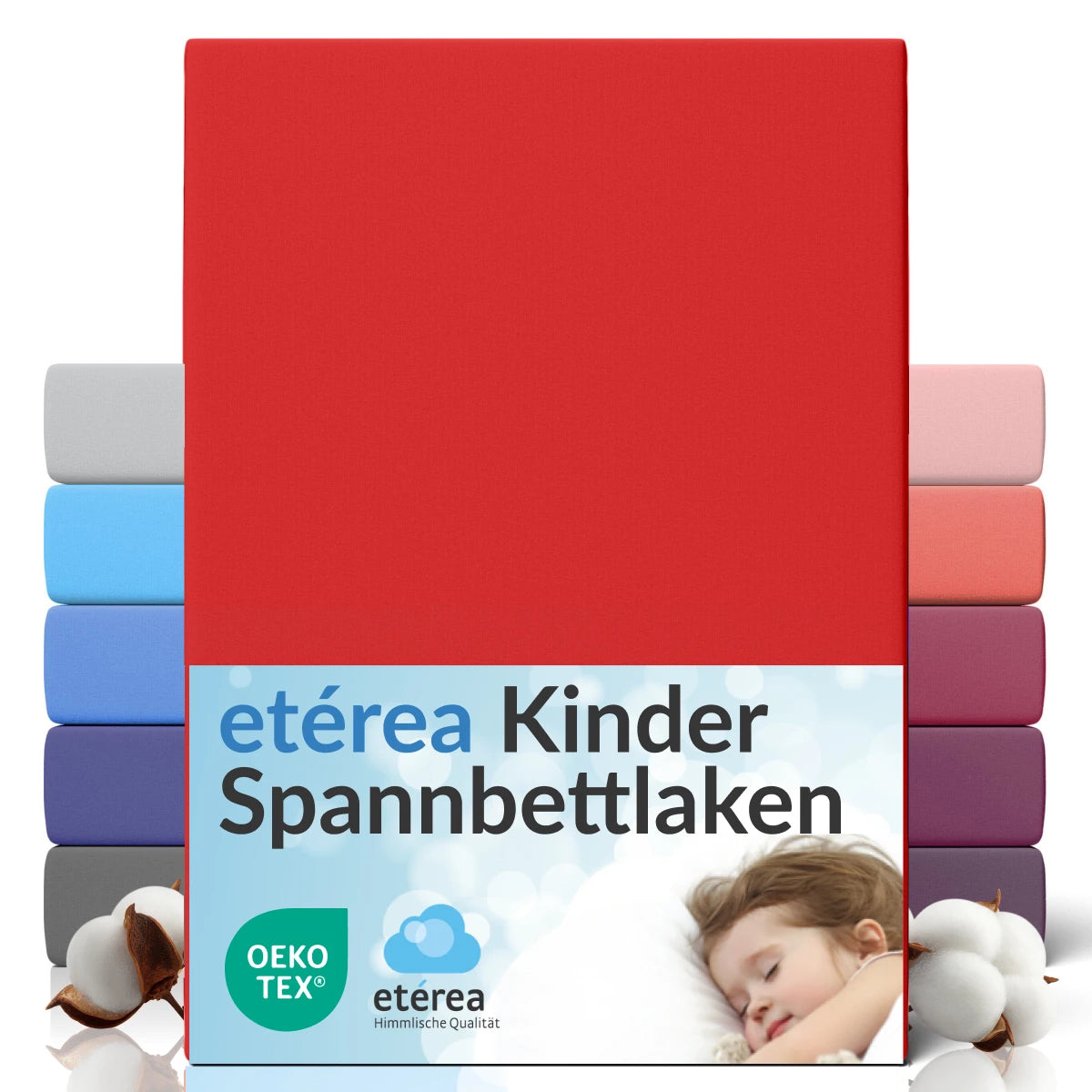 etérea Comfort Jersey Spannbettlaken 80x160 - 80x180 cm