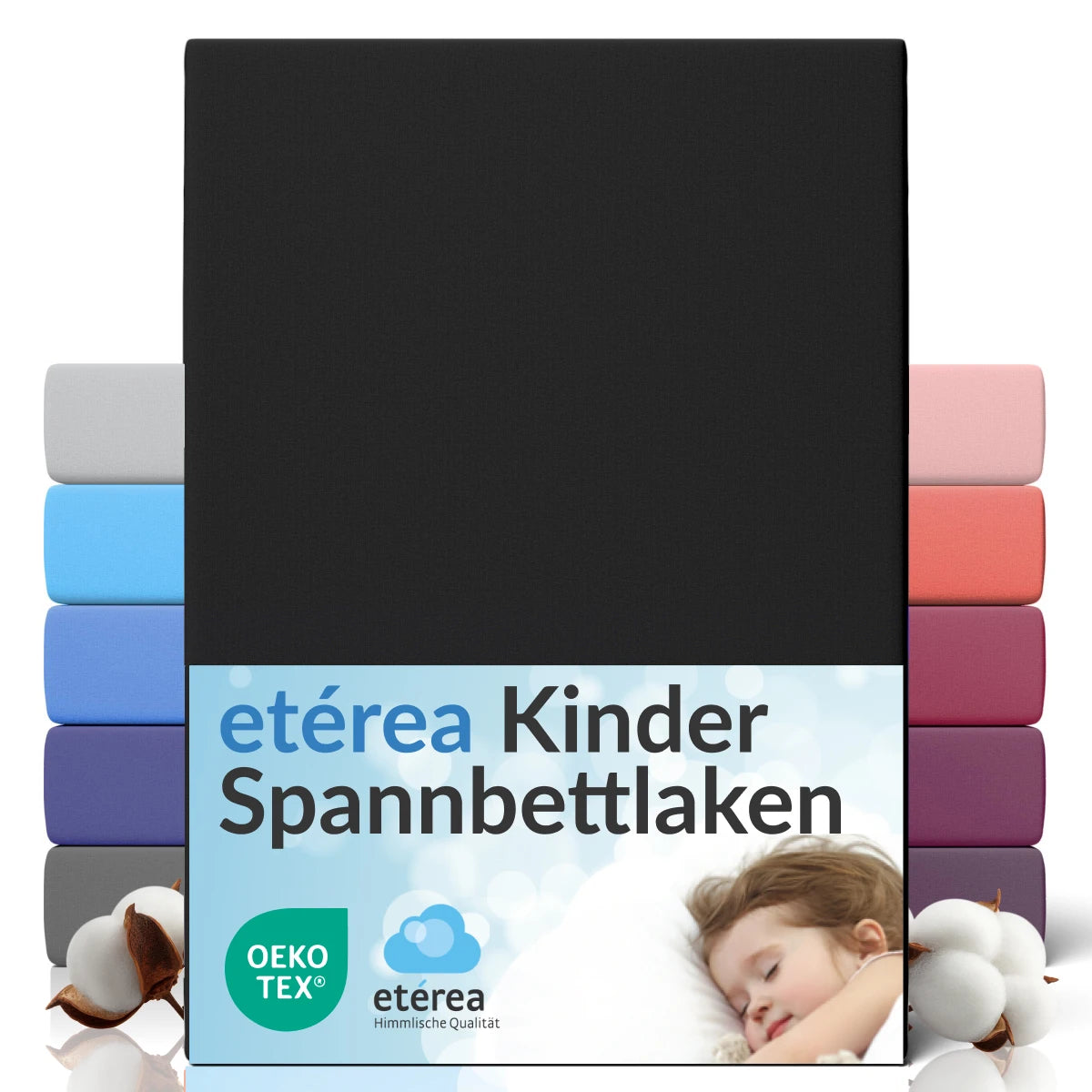etérea Comfort Jersey Spannbettlaken 80x160 - 80x180 cm