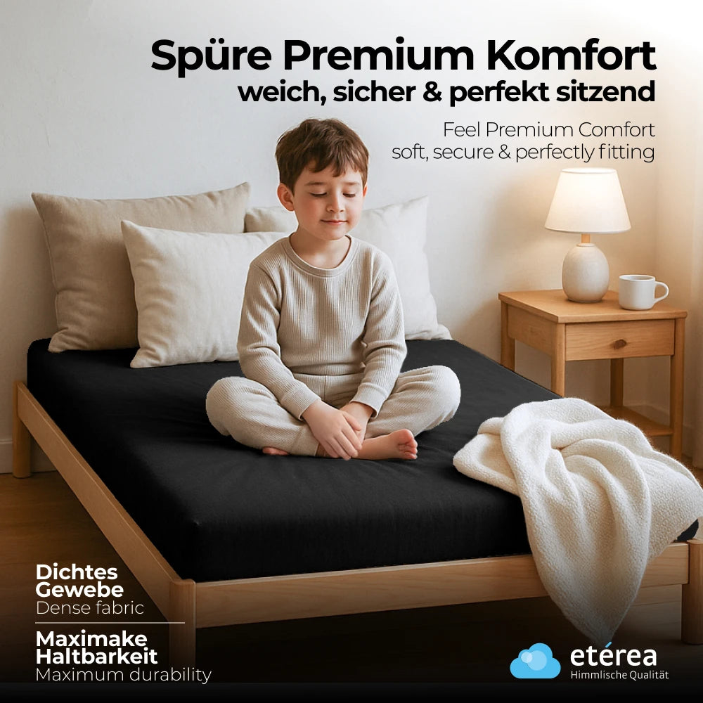 etérea Comfort Jersey Spannbettlaken 80x160 - 80x180 cm