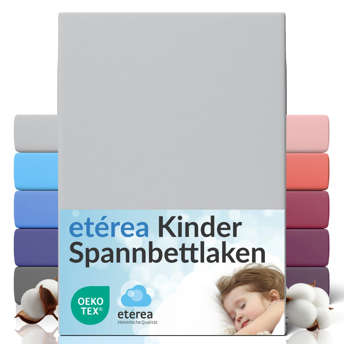 etérea Comfort Jersey Spannbettlaken 80x160 - 80x180 cm