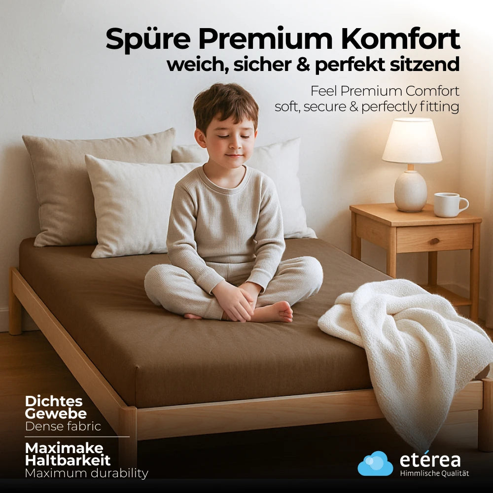etérea Comfort Jersey Spannbettlaken 80x160 - 80x180 cm