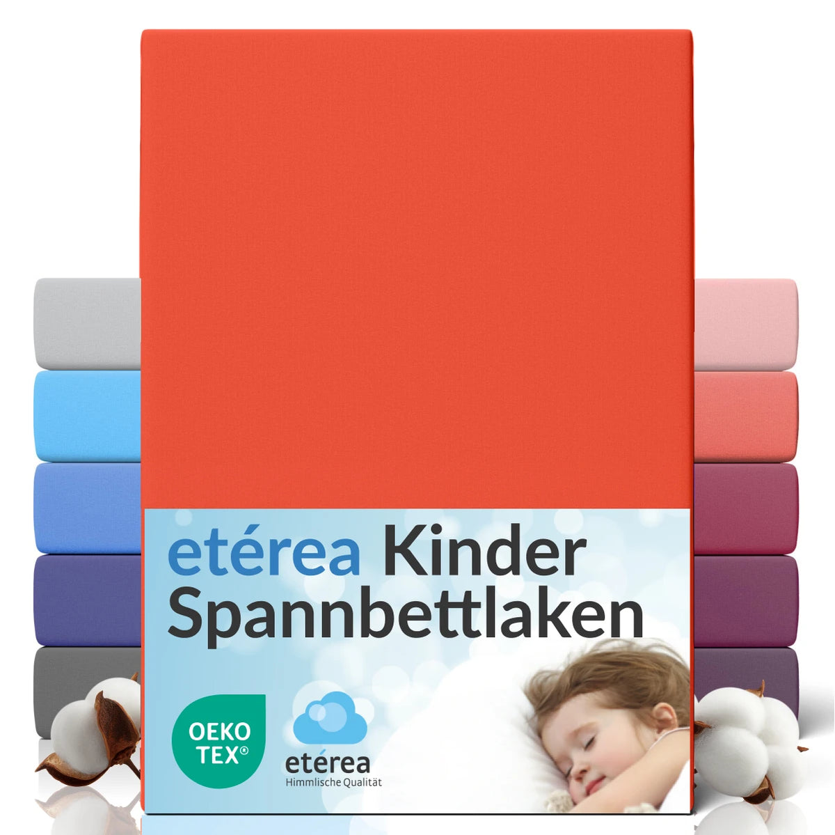 etérea Comfort Jersey Spannbettlaken 80x160 - 80x180 cm