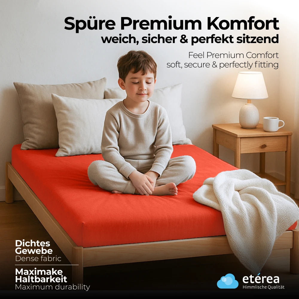 etérea Comfort Jersey Spannbettlaken 80x160 - 80x180 cm