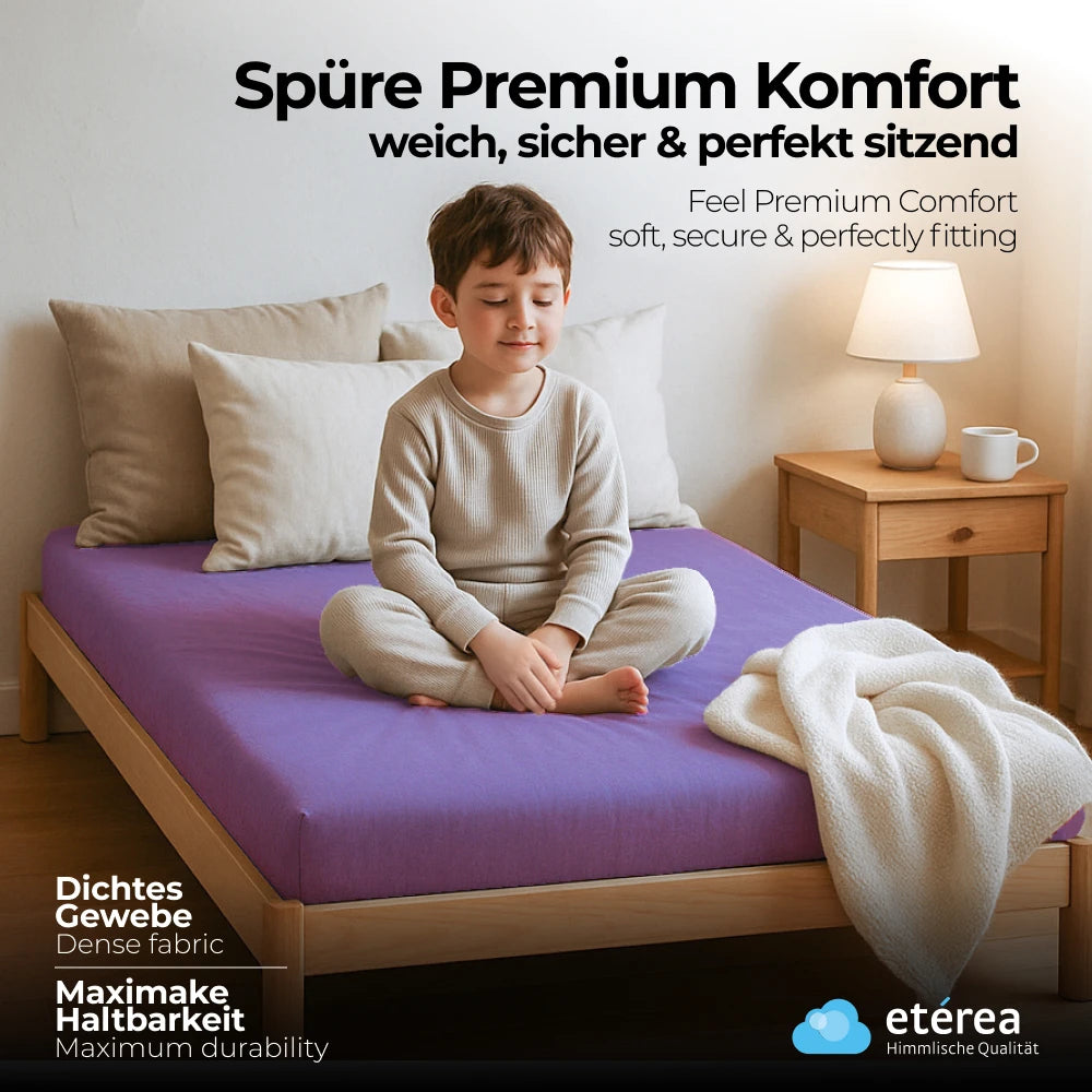 etérea Comfort Jersey Spannbettlaken 80x160 - 80x180 cm