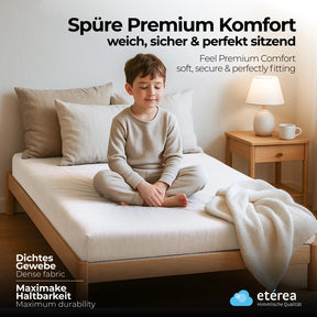 etérea Comfort Jersey Spannbettlaken 80x160 - 80x180 cm