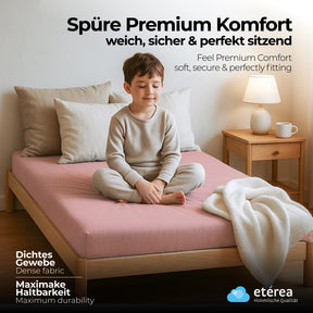 etérea Comfort Jersey Spannbettlaken 80x160 - 80x180 cm