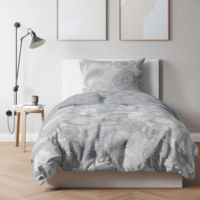 etérea Mako Satin Bettwäsche Florina Paisley Blumen