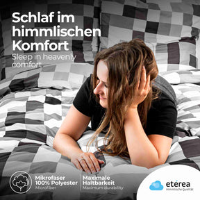 etérea Microfaser Bettwäsche Chars Karos