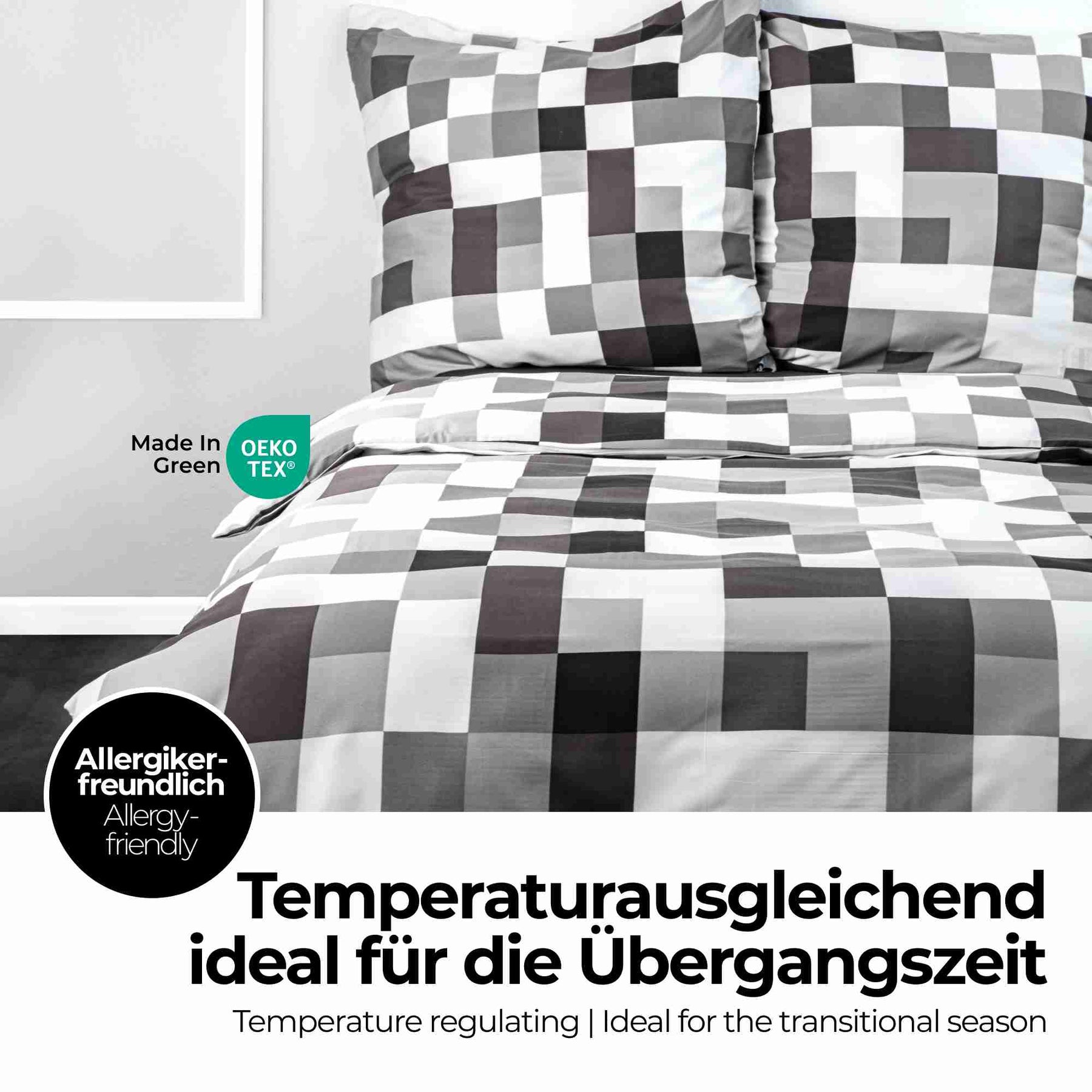 etérea Microfaser Bettwäsche Chars Karos