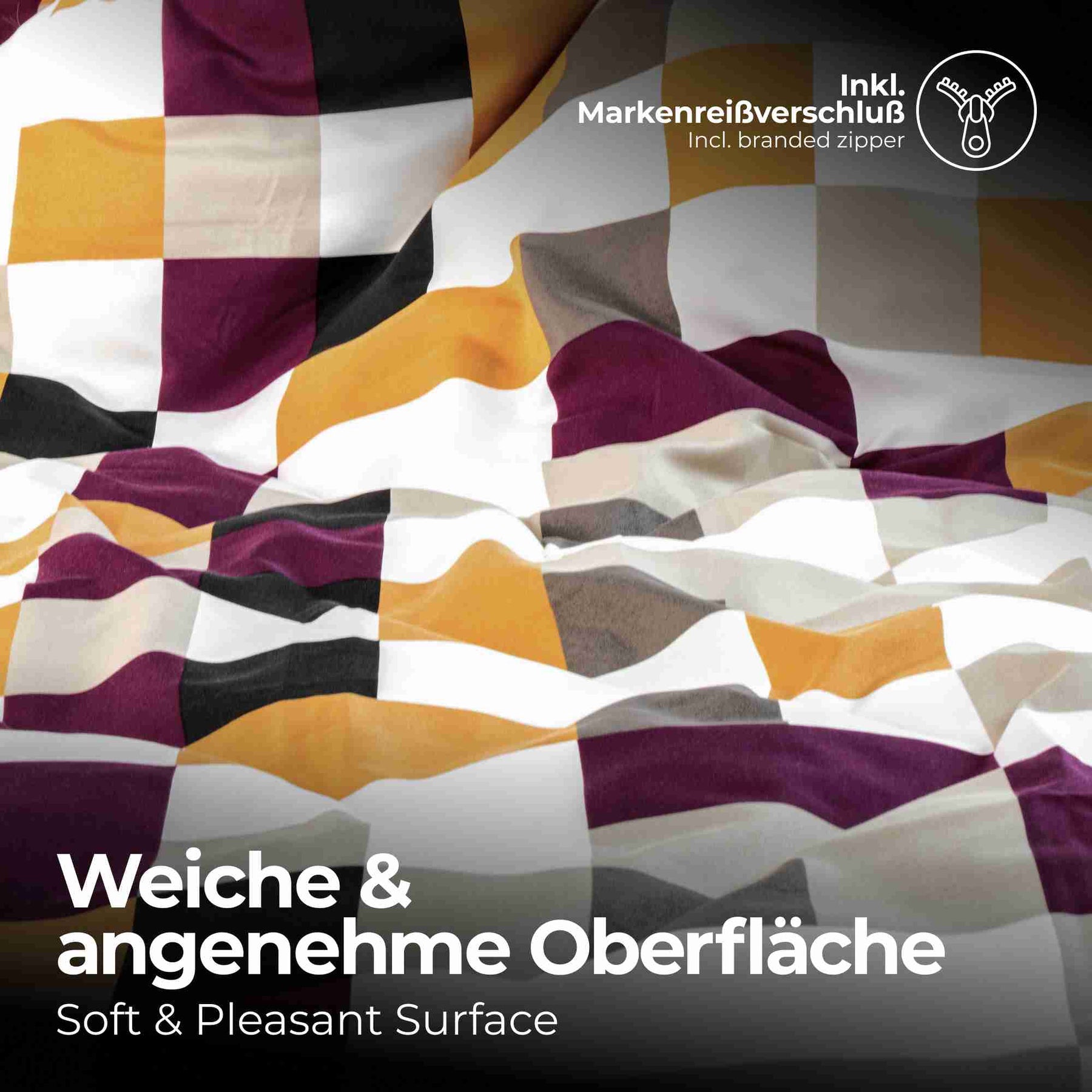 etérea Microfaser Bettwäsche Chars Karos