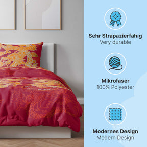 etérea Microfaser Bettwäsche Geometrisch