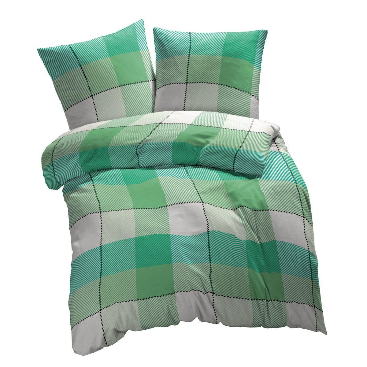 etérea Microfaser Bettwäsche #farbe_135x200-cm-+-80x80-cm