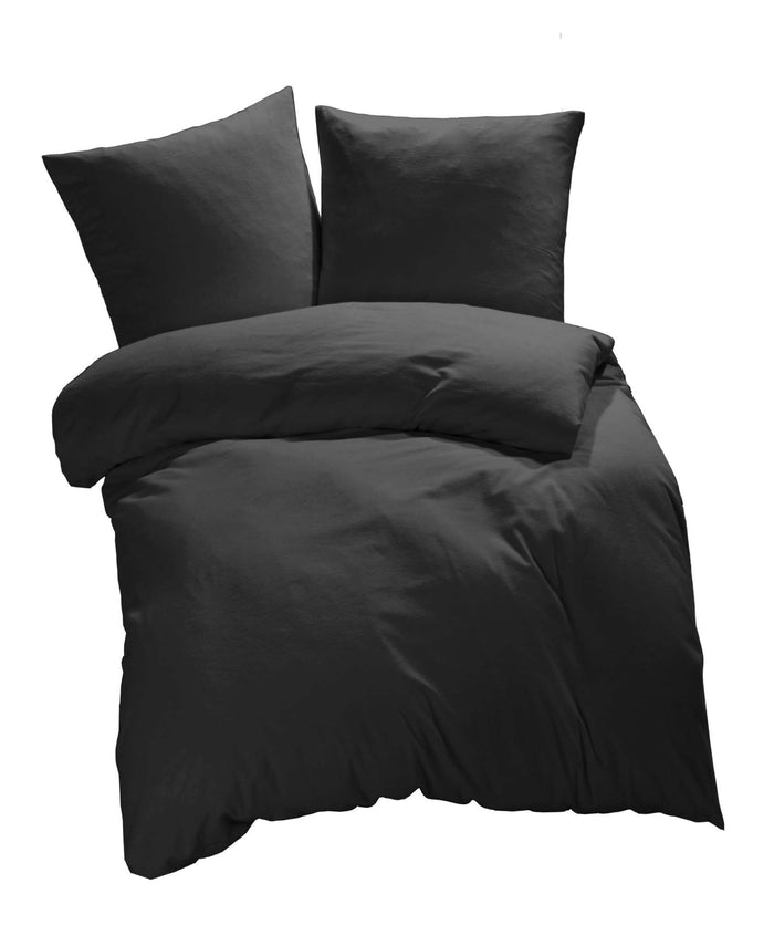 etérea Microfaser Uni Bettwäsche #farbe_155x220-cm-+-80x80-cm