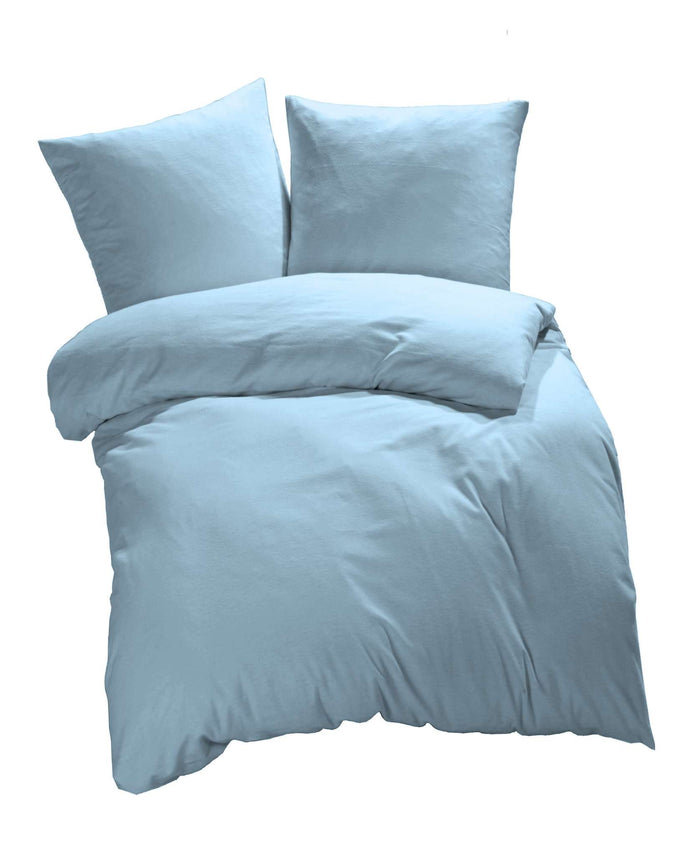 etérea Microfaser Uni Bettwäsche #farbe_135x200-cm-+-80x80-cm