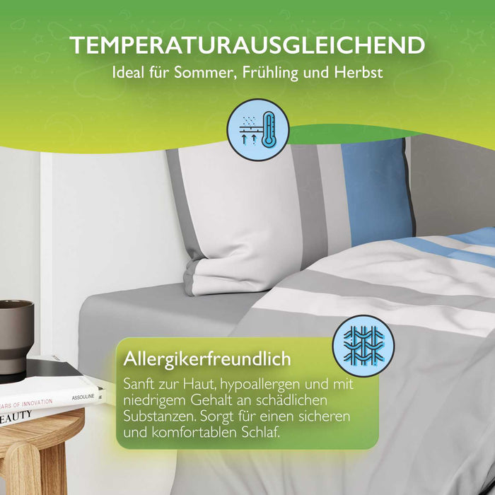 etérea Microfaser Bettwäsche Urban Check #farbe_