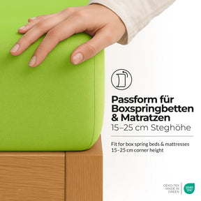 etérea Microfaser Kinder Spannbettlaken - 60x120 - 70x140 cm