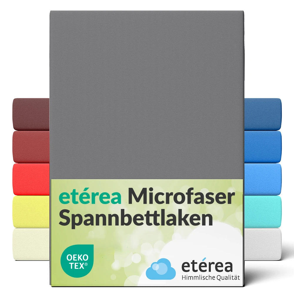 etérea Microfaser Kinder Spannbettlaken - 60x120 - 70x140 cm
