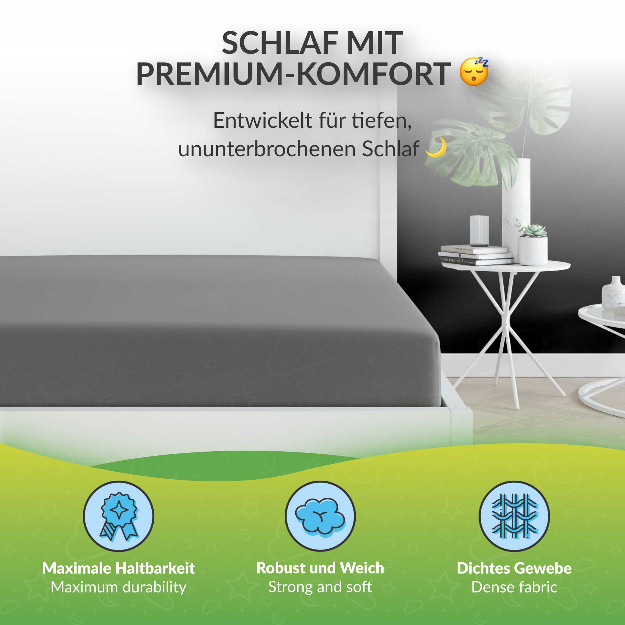 etérea Microfaser Kinder Spannbettlaken Doppelpack - 60x120 - 70x140 cm