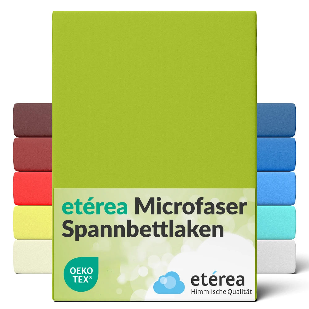 etérea Microfaser Kinder Spannbettlaken - 60x120 - 70x140 cm