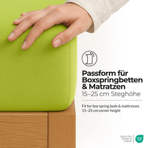 etérea Microfaser Kinder Spannbettlaken - 60x120 - 70x140 cm