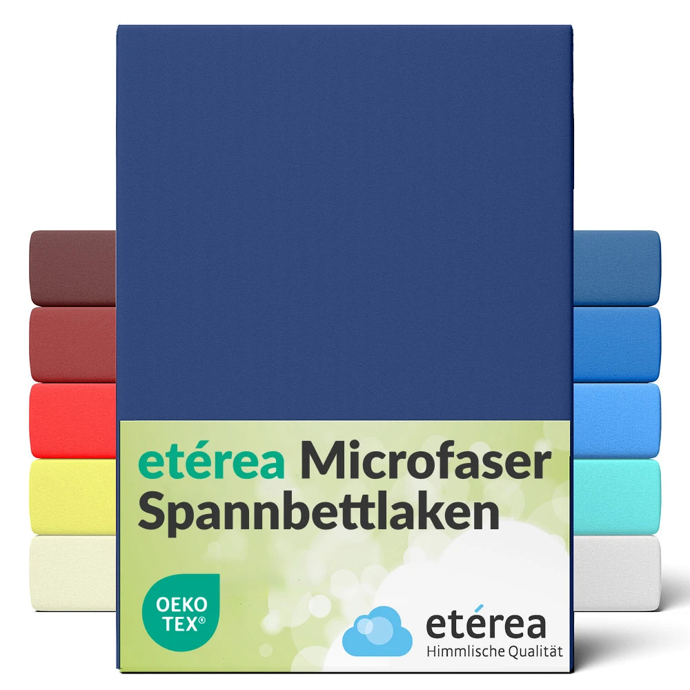 etérea Microfaser Kinder Spannbettlaken - 60x120 - 70x140 cm