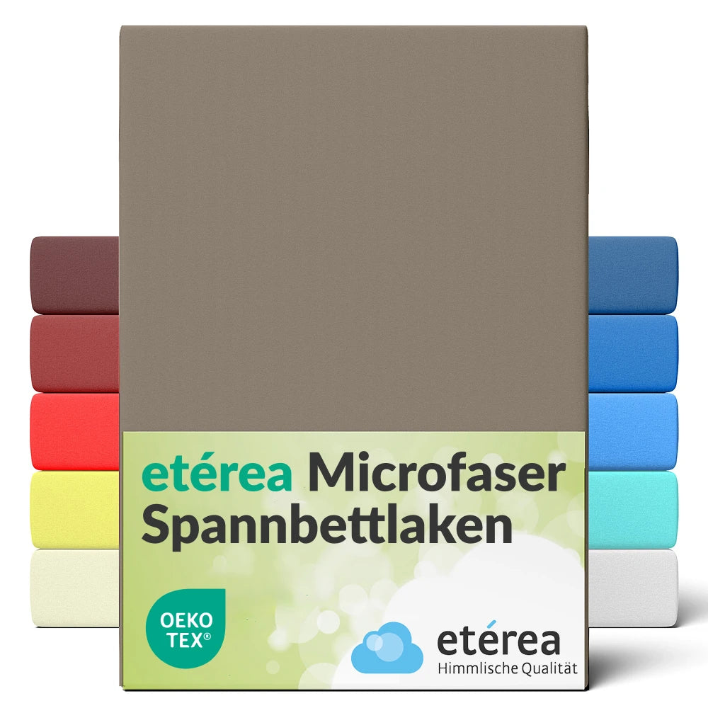etérea Microfaser Kinder Spannbettlaken - 60x120 - 70x140 cm