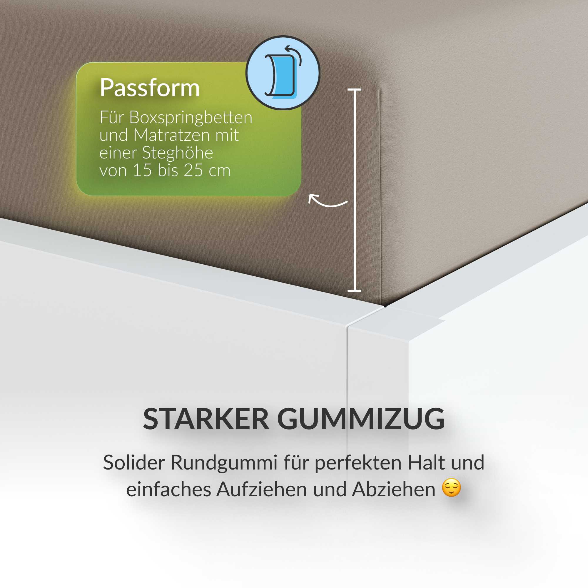 etérea Microfaser Spannbettlaken