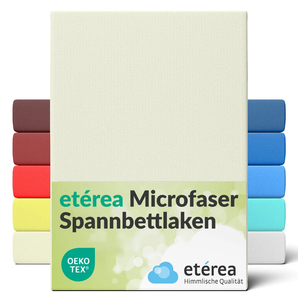 etérea Microfaser Kinder Spannbettlaken - 60x120 - 70x140 cm