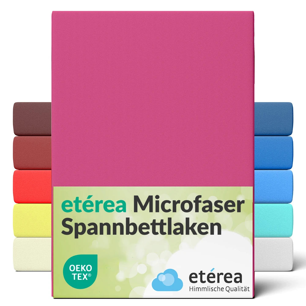 etérea Microfaser Kinder Spannbettlaken - 60x120 - 70x140 cm