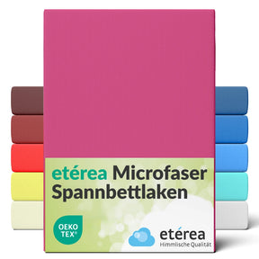 etérea Microfaser Kinder Spannbettlaken - 60x120 - 70x140 cm