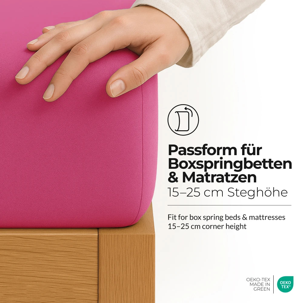 etérea Microfaser Kinder Spannbettlaken - 60x120 - 70x140 cm