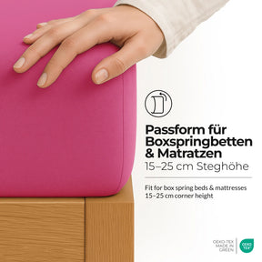 etérea Microfaser Kinder Spannbettlaken - 60x120 - 70x140 cm
