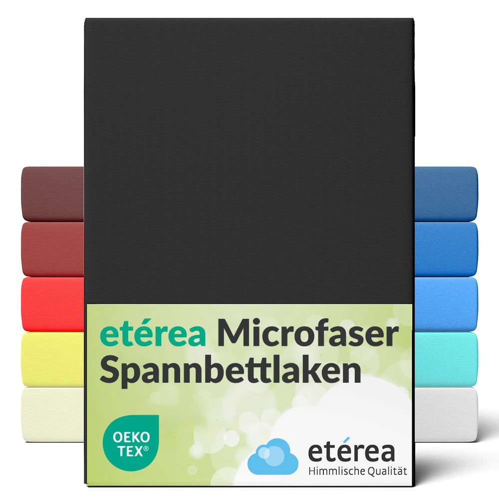 etérea Microfaser Kinder Spannbettlaken - 60x120 - 70x140 cm
